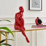 Antoinette Doll Sculpture // Glossy Red