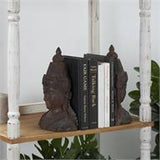 Bronze Resin Buddha Bookends