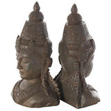 Bronze Resin Buddha Bookends