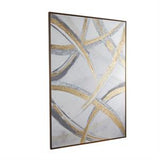 Canvas Art - Gold Abstract Wall Art Decor