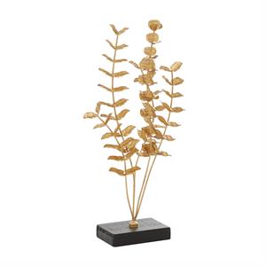 Gold Metal Leaf Sculpture, 10