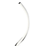 Modern Spiral Integrated LED Table Lamp, Chrome