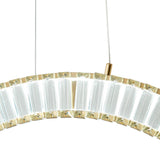 Sandford Brushed Gold Chandelier - 1 Light