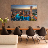 Tempered Glass Art - Dubai City Wall Art Decor