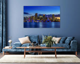 Tempered Glass Art - Miami City Wall Art Decor