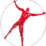 Ring Man Sculpture // Red