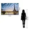 Tempered Glass Art - Paris Night Wall Art Decor