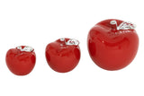 4pc Plain Apple Diamond Set - Home Decor