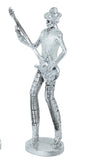 3pc Silver Standing Musicians - Home Decor