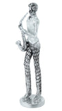 3pc Silver Standing Musicians - Home Decor