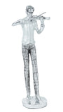 3pc Silver Standing Musicians - Home Decor