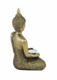 10" Gold Sitting Buddha - Home Decor