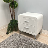 PU White Nightstands