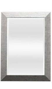 Rippled Beveled Rectangular Mirror 28"x34"