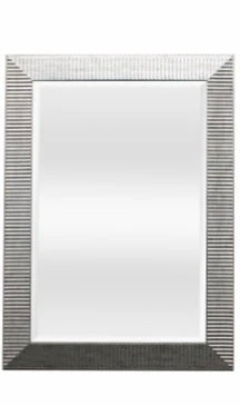 Rippled Beveled Rectangular Mirror 28