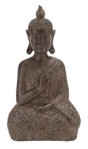 17" Decorative Buddha Sculpture - Home Decor