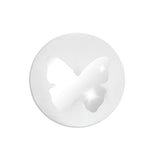 Modern Mirror with Butterfly Design 39 inch Diameter