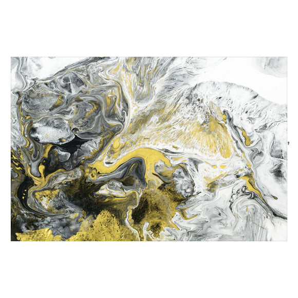 Tempered Glass Art - Yellow Vibrant Wall Art Decor