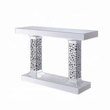 47" Kachina Console Table - Mirrored & Faux Diamonds