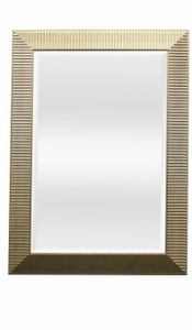 Rippled Beveled Rectangular Mirror 28"x34"