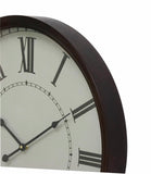 Metal White and Black Wall Clock