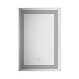 Silver Rectangular LED Wall Mirror - 31.5"x 2"x 47.25