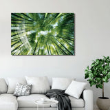 Tempered Glass Art - Green Vibrant Wall Art Decor