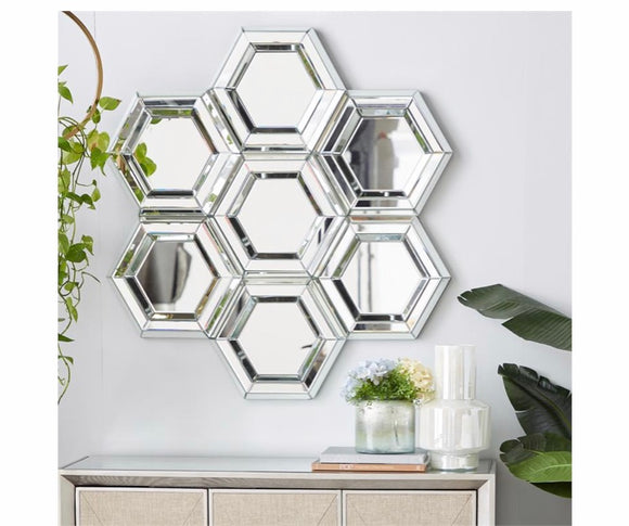 Geometric Wall Mirror - 40