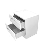 White Lacquer Nightstands