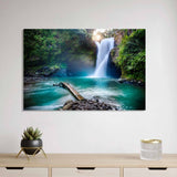 Tempered Glass Art - Tropical Cascade View Fine Wall Art Decor