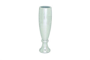 Mirror Mosaic Vase 9"W, 33"H