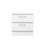 White Lacquer Nightstands