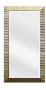 4” Rippled Beveled Rectangular Beauty Mirror 32"x56"