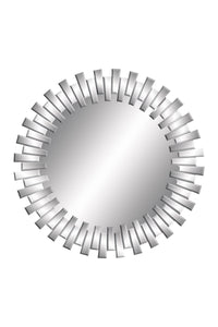 Modern Silver Mirror - 42 " L x 42" W x 2" Diameter