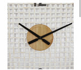 Large Round Wood Wall Clock