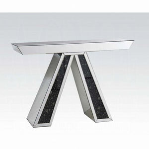 43" Noor Console Table - Mirrored