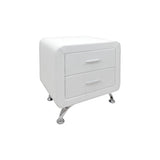 PU White Nightstands