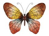 Metal Art - Red Eclectic Butterfly Wall Decor -  36" x 1" x 27"