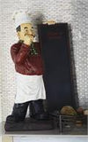 36" Chef with Chalkboard Sculpture - Home Decor