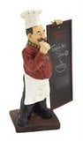 36" Chef with Chalkboard Sculpture - Home Decor