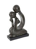 15" Decorative Love Sculpture in Colored Polystone - Home Decor