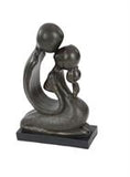 15" Decorative Love Sculpture in Colored Polystone - Home Decor