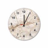 Beige Marble Round/Square Acrylic Wall Clock