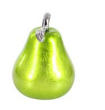 9" Ceramic Green Apple/Pear Set of Two - Home Decor