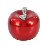 9"Ceramic Red Apple/Pear Set of Two - Home Decor