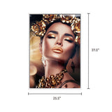 Canvas Art - Golden Makeup Wall Art Decor