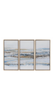 Canvas Art - Blue Landscape Framed Wall Art Decor