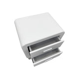 PU White Nightstands