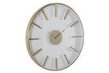 Large Round Gold Stainless Steel Modern Wall Clock