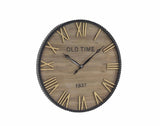 Copy of Brown Wood Farmhouse Vintage Wall Clock - 36" x 3" x 36"